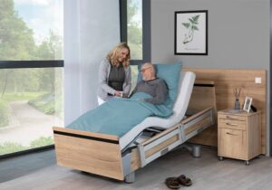 Aura adjustable bed by Bakare