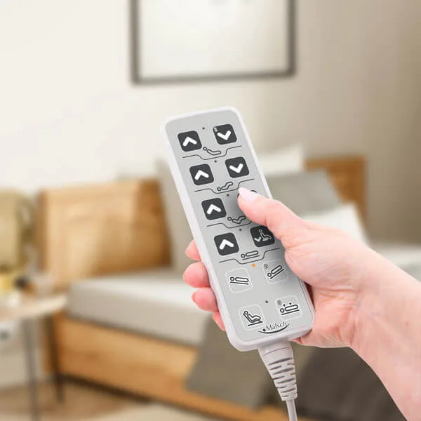 Electric bed controller handset